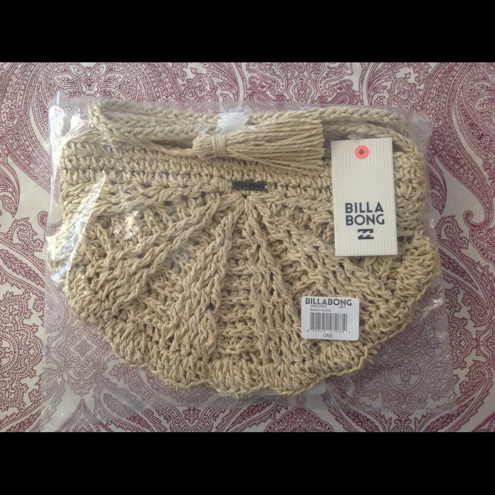 ๐บNWT Billabong Beach Bliss Straw Crossbody Bag๐บ - Picture 4 of 4